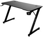 The G-Lab Gamer Asztal - K-DESK YTTRIUM (120x60cm, fém, pohártartó, fejhallgatótartó, fekete) (PERGLAK-DESK-YTTRIUM)