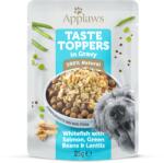 Applaws Taste Toppers in gravy whitefish with salmon, green beans & lentils 85 g