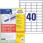 AVERY 4780-65 48, 5x25, 4 mm univerzális 50+15 lap 2600 db-os etikett (AVERY_4780-65) (AVERY_4780-65)