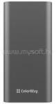 ColorWay CW-PB200LPH3GR-PDD USB töltő adapter, powerbank 20 000 mAh teljes (USB QC3.0 + USB-C tápellátás 22, 5 W) (szürke) (CW-PB200LPH3GR-PDD) (CW-PB200LPH3GR-PDD)