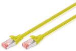 ASSMANN DK-1644-005/Y hálózati kábel Sárga 0, 5 M Cat6 S/FTP (S-STP) (DK-1644-005/Y)