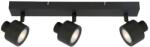 Reality Emerson spot 3-ltmetal blackfor 3 x GU10, max. 50W without bulb - REAL-837003-30 (REAL-837003-30)
