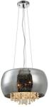 Reality Brenda Pendant lamp 3 x 40 W E14 chromsize: 100 x 39 cmmetal+glass - REAL-330304-06 (REAL-330304-06)
