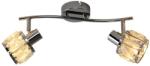 Reality Crownie 2lt spot, satn nickelmetal+crystal230V 50Hz E14 2*40W(w/o bulb)L28cm, canopy: D80MM - REAL-830902-06 (REAL-830902-06)