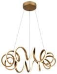 Reality Loop pendant lamp with dimmable driver +RCAlu+ pvc+ Iron Painting Gold finishingLED 4000K 40W; 80lm/W; 25000hours; CRI≧80; A+Size: D550*H1200MM H12 - REAL-340201-09 (REAL-340201-09)