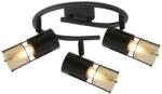 Reality Scottie Spot seire 3-ltmetal blackglass amberfor 3 x E14, max. 40W - REAL-835633-02 (REAL-835633-02)