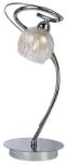 Reality Ariana Table lamp, chrome 1*G9 Max. 33W bulb incl. clear glass with metal mesh inside. Glass H: 12cm H: 10cm. TL H: 32cm. Dia: 16cm - REAL-527901-06 (REAL-527901-06)