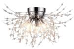 Reality Pearls 3LT Ceiling lamp D480*H32mm Metal: chrome Acrylic deco3*G9 33W bulb incl. - REAL-225303-06 (REAL-225303-06)