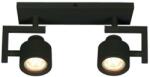 Reality Alenis 2 Spot lamp, sand black 2*GU10 , bulb not incl. 230V lamp size: 26*9cm H: 15cm - REAL-823302-02 (REAL-823302-02)
