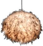 Reality Ducky 3LT Pendant lamp 40*40cm H120cm Metal: white Shade duck feathers1xE27 40W bulb excl. - REAL-328411-07 (REAL-328411-07)