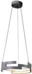Reality Natalia Pendant lamp LED40*40cm H120cm Metal: white Shade acrylic1x30W 2400Lm 3000K. - REAL-327201-01 (REAL-327201-01)