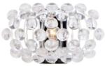 Reality Therica 1LT Wall lamp270*150*180mm Metal: chrome Plastic: half ball clear1*E14 40W bulb not incl. - REAL-233801-06 (REAL-233801-06)