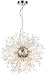 Reality Pearls 5LT Pendant lamp D50*H120mm Metal: chrome Acrylic deco5*G9 33W bulb incl. - REAL-325305-06 (REAL-325305-06)