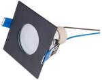 MAXlight H0093 SQUARE OPRAWA WPUSTOWA KWADRATOWA CZARNA IP44, GU10 GU10 IP44 (MAX-H0093)