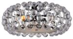 Reality Therica 3LT Ceiling lamp D450*H200mm Metal: chrome Plastic: half ball clear3*E14 40W bulb not incl. - REAL-633803-06 (REAL-633803-06)