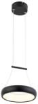 Reality Thea Pendant lamp, Alu. and Acrylic and Ironsand BlackLED 12W; 4000K; 80lm/W; 25000hours; CRI≧80; A+Size: D200xH1000mm - REAL-338201-30 (REAL-338201-30)