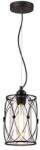 Reality Gary Size: width: 16cm height: 21cm, 1xE27/max. 40W(bulb excl. ) Finish：black Material: metal+glass - REAL-337701-02 (REAL-337701-02)