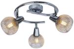 Reality Loretto 3lt G shape spot, chromesize: ∅460*165mmmetal shade: ∅100*80mm3*E14 bulb not incl. - REAL-830733-06 (REAL-830733-06)