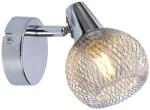 Reality Loretto single spot, chromesize: 100*135*140mmmetal shade: ∅100*80mm1*E14 bulb not incl. - REAL-830701-06 (REAL-830701-06)