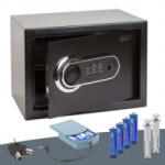 Delight digitális széf ujjlenyomat olvasóval és gombsorral 350x250x250mm (55583) (55583)