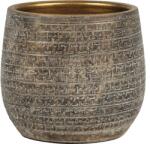 NDT Mască ghiveci Passion for Pottery Solano Ø 16 cm H 14 cm aurie antichizată (895001)