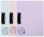 DELI Flipchart DELI Colorat A/4 PP cu capac culcat pastel mixt (DEF314)