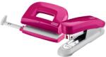 Novus készlet, Lyukasztó, tűzőgép, kapcsok, Rózsaszín