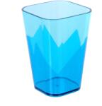 TOO KT-148-BL 600ml-es duplafalú, négyszögletes műanyag pohár