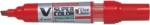 Pilot Permanent Marker Pilot Vsuper színű, letört hegyű, újratölthető, piros (PSCA-VSC-MCR-BG)