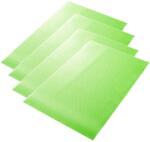 Original Deals Védőfólia hűtőpolcokhoz és szekrényfiókokhoz, Prémium csúszásgátló anyag, 4 db-os készlet, 30 x 45 cm, Zöld, EREDETI AJÁNLATOK (22AGL0745V)