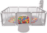  Gyermek járóka focikapuval és kosár palánkkal örökmozgó babáknak mintás játszószőnyeggel - semleges, unisex szín (BBJ) - pepita - 34 990 Ft
