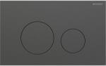 Geberit Sigma40 öblítő gomb WC-hez fekete 115.628. QD. 1 (115628QD1)