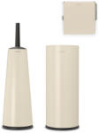 Brabantia Set de accesorii pentru toaleta Brabantia ReNew 1006267, 3 piese, Rezistent la coroziune, Bej (1006267)