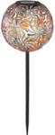 GLOBO 33632 LED kültéri napelemes lámpa 1x0, 06W | 3000K | IP44 - leszúrható, ezüst