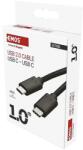 EMOS Type C-C 2.0 Töltő- és adatkábel 1 m, fekete (SM7028BL)
