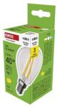 EMOS LED izzó Filament Mini Globe / E14 / 3, 4 W (40 W) / 470 lm / Természetes fehér (ZF1D23) - dellaprint