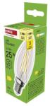 EMOS LED izzó Filament gyertya / E14 / 1, 8 W (25 W) / 250 lm / Meleg fehér (ZF3D02) - dellaprint