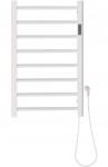 Gamma Erga Pago, elektromos radiátor 500x800 mm digitális termosztáttal álló vagy falra szerelhető, 200W, matt fehér, ERG-LAV-GRZE-E-ST88080500-WH (ERG-LAV-GRZE-E-ST88080500-WH)