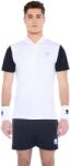 Hydrogen Tricou pentru bărbați Tech Zipped Polo White/Blue M
