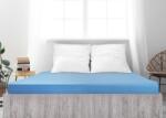  Cearsaf din bumbac mako LUXORA 90x200 cm albastru deschis