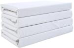  Cearsaf din bumbac DELUXA 145x245 cm alb