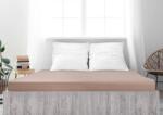  Cearsaf din jerse din bumbac mako LUXORA 180x200 cm maro deschis