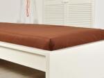 Cearsaf jersey ALVORA 180x200 cm maro-portocaliu