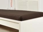 Cearsaf jersey ALVORA 180x200 cm maro inchis