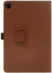  LEATHER Carcasă pliabilă pentru TCL Tab 10L Gen 2 maro