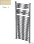 Radeco RETRO A5-400/P/KOLOR 1250x445 design radiátor, SATURN 5 (matt krém) színben (Radeco_RETRO_A5_400_P_KOLOR_SATURN5)