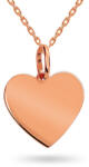 Heratis Forever Szív alakú lemez rosé aranyból, 9K IZ23731RHR