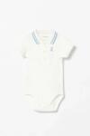 United Colors of Benetton pamut baba body 3CDIAB00M - fehér 82