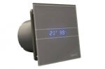 CATA E-100 MTH Szellőztető Ventilátor ezüst pára és időzíthető funkcióval műanyag előlapos (00900203)