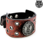 Leather & Steel Fashion Brățară Red Lucifer - LSF1 73